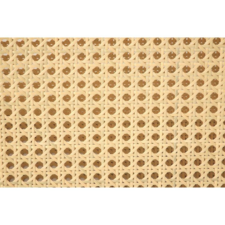 Fotel do salonu, nowoczesny, boho, kolor naturalny z czarnym stelażem, tkanina velvet, rattan syntetyczny