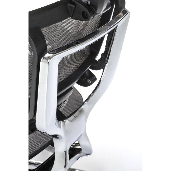 Ergonomiczny Fotel do biurka, nowoczesny, loft, z siatkowym oparciem i zagłówkiem oraz wsparciem lędźwiowym, zagłówek i podłokietniki regulowane