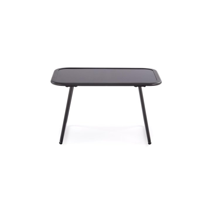 Zestaw ogrodowy, nowoczesny ze stolikiem, z brązowymi poduszkami