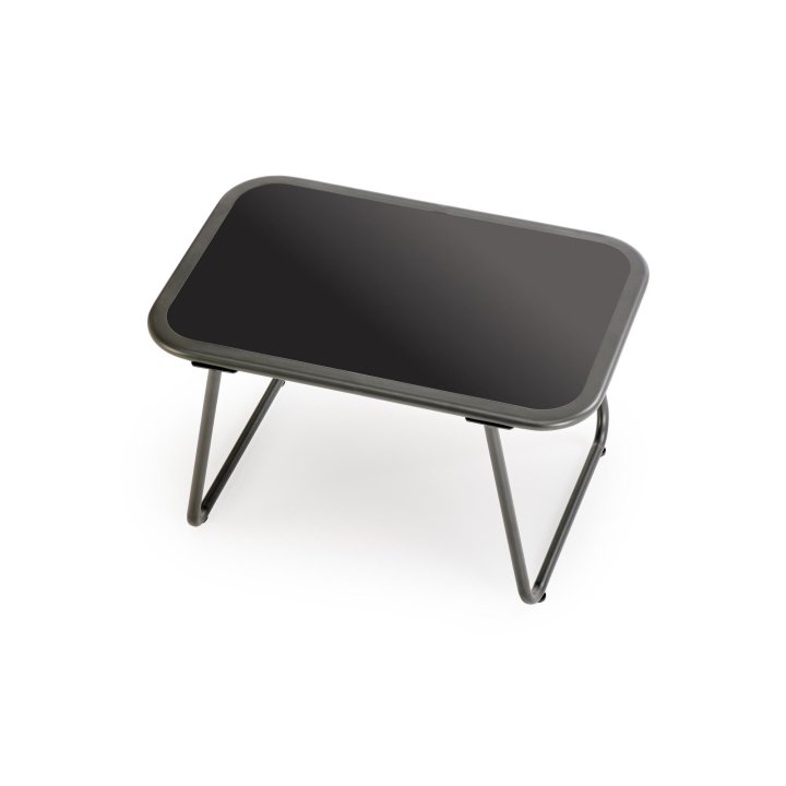 Zestaw ogrodowy, nowoczesny ze stolikiem, z brązowymi poduszkami