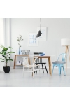 Krzesło Wicker Czarne czarny inspirowany Wishbone - D2 DESIGN