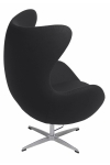 Fotel Jajo czarny kaszmir 1 Premium - D2 DESIGN