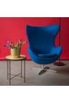 Fotel Jajo czarny kaszmir 1 Premium - D2 DESIGN