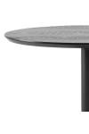 Stół barowy Ibiza Actona MDF metal czarny okrągły 60 cm matowy