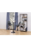 Stół barowy Ibiza Actona MDF metal czarny okrągły 60 cm matowy