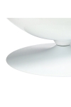 Fotel Ovalia Chair biało czarny - D2 DESIGN
