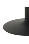 Stół okrągły Ibiza Actona MDF metal czarny 110 cm nierozkładany