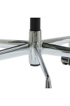 Fotel biurowy CH1191T czarna skóra/chrom - D2 DESIGN