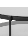 Stolik Bayonne Glass/black - ACTONA