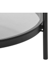 Stolik Bayonne Glass/black - ACTONA
