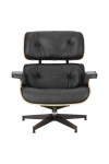 Fotel Vip czarny/walnut/standard base TP - D2 DESIGN