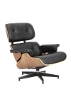 Fotel Vip czarny/walnut/standard base TP - D2 DESIGN
