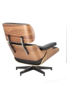Fotel Vip czarny/walnut/standard base TP - D2 DESIGN