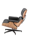 Fotel Vip czarny/walnut/standard base TP - D2 DESIGN
