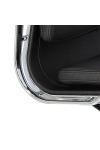 Fotel biurowy CH2171T czarna skóra chrom - D2 DESIGN