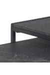 Zestaw stolików Infinity black 50x50 - Intesi