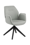 Krzesło obrotowe Aura light grey /blackauto return - ACTONA