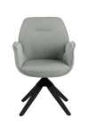 Krzesło obrotowe Aura light grey /blackauto return - ACTONA
