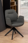 Krzesło obrotowe Aura dark grey /black auto return - ACTONA