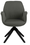 Krzesło obrotowe Aura dark grey /black auto return - ACTONA