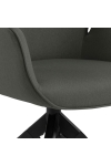 Krzesło obrotowe Aura dark grey /black auto return - ACTONA
