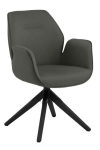 Krzesło obrotowe Aura dark grey /black auto return - ACTONA