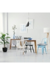 Krzesło Wicker Naturalne białe inspirowa ny Wishbone - D2 DESIGN