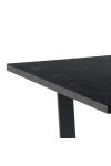 Stół Amble 160x90cm czarny marmurowy - ACTONA