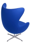 Fotel Jajo niebieski ciemny kaszmir 118 Premium - D2 DESIGN