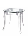 Stół Ghost 80cm transparentny - Intesi