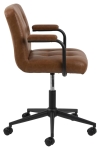 Fotel biurowy Cosmo Arm Vintage brązowy - ACTONA