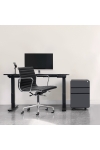 Fotel biurowy CH1171T czarna skóra,chrom - D2 DESIGN