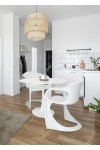Stół Simplet Skinny Premium Stone White 90cm