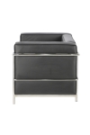 Fotel Kubik czarna skóra TP - D2 DESIGN