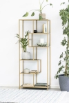 Regał Seaford II złoty/czarny - ACTONA