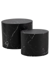 Zestaw stolików Mice black marble - ACTONA
