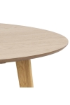 Stół do jadalni Actona Roxby okrągły 140 cm naturalny, nierozkładany