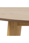 Stół do jadalni Actona Roxby okrągły 140 cm naturalny, nierozkładany