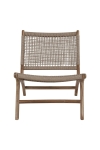 Fotel Derby teakowy technorattan - House Nordic
