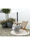 Fotel Derby teakowy technorattan - House Nordic