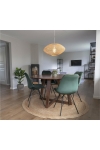 Krzesło Oslo Velvet zielone ciemne - House Nordic