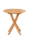 Stół składany Toledo 70 cm drewno tekowe - House Nordic
