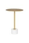 Stolik kawowy Lecco 41cm złoty - House Nordic