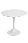 Stół Fiber o90 biały MDF - D2 DESIGN