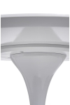 Stół Fiber o90 biały MDF - D2 DESIGN
