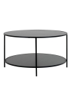 Stolik kawowy Vita czarny 80cm - House Nordic