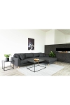 Stolik kawowy Vita czarny 60x90cm - House Nordic
