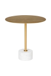 Stolik kawowy Lecco 51cm złoty - House Nordic