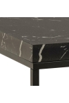 Stolik Barossa 60x60cm czarny marmur - ACTONA