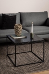 Stolik Barossa 60x60cm czarny marmur - ACTONA